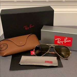 Rayban Aviator Polarized sunglasses new
